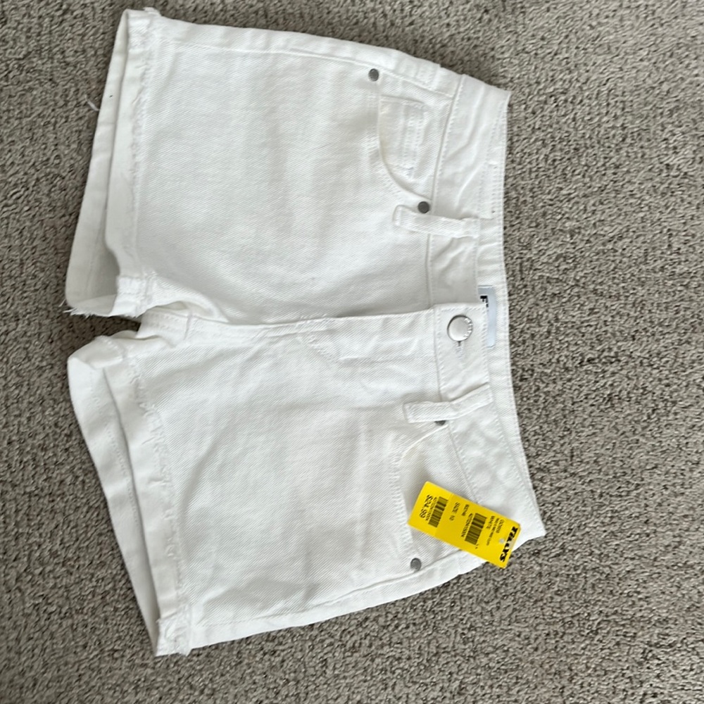 RSQ white girls jean shorts